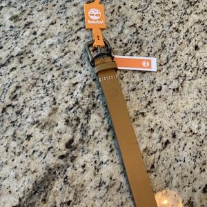 Timberland Boys Belt Size Small NWT Brown Genuine Leather Belt Size 22"-24"